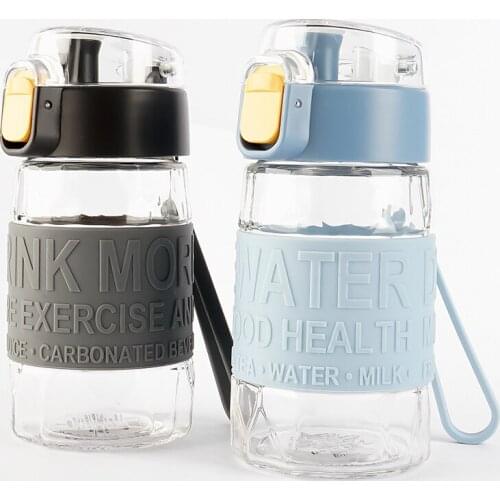 310ml Outdoor Water Bottle with Straw Sports Bottles Leak Proof Eco-friendly Children School With Lid Hiking Camping