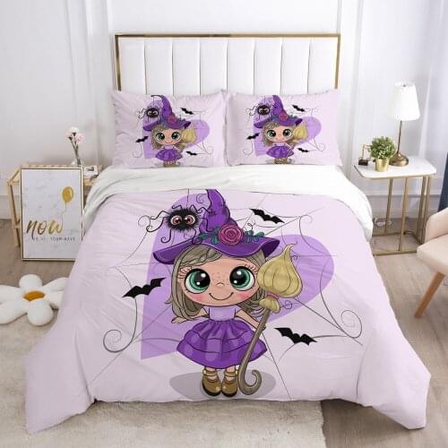 3D Quilt Covers Pillowcase(s) Bedding Set Duvet Cover Sets Comforter Case Linen Bed Cartoon King Queen Size Home Textile