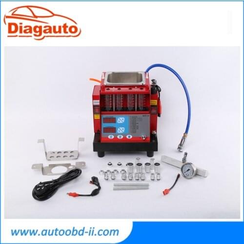 4 Cylinders ultrasonic fuel Injector clean and test machine