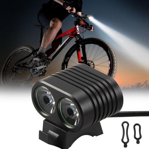 8000LM Charging USB 4 Mode Bicycle Light 2 T6 Aluminum Alloy Headlight Suitable for Cycling Camping 40DC23