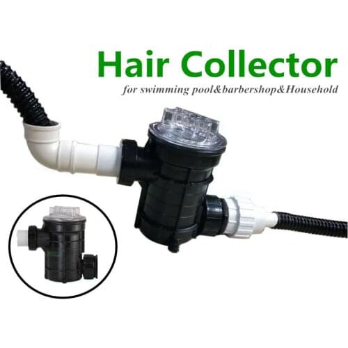 Swimming Pool&barbershop Hair Collector Debris Filter Hair Salon Tool Skimmer PVC Pool Cleaning Equipment Accessorues