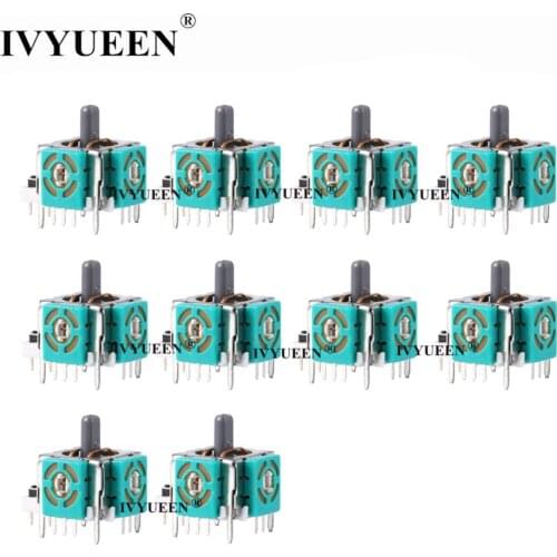 IVYUEEN 10 Pcs 3D Analog Thumb Stick Sensor Potentiometers Repair Parts for Microsoft Xbox 360 Controller Gamepad Joystick