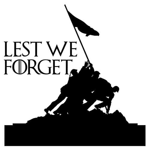 For Lest We Forget Army Flag, Remembrance Day Sticker, Poppy Flower Decal, Car, Window, Fridge, Laptop Sticker