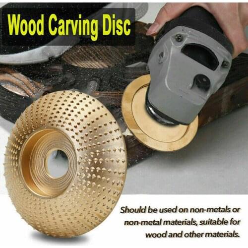 Wood Carving Disc Wood Grinding Wheel Angle Grinder Woodworking polished plastic spur Angle Tungsten Carbide Coating Bore Shapin