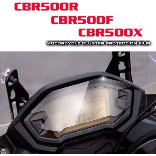 For Honda CBR500 R/F/X CBR500R CBR500F Cluster Scratch Protection Film Screen Protector 100% Brand New