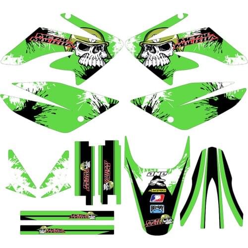 For Honda XR 50 2005 For Honda XR100 2005 Free Customized Names Numbers Motorcycle 3M graphics stickers BACKGROUNDs decals Kits