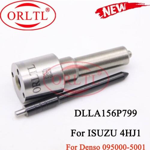 ORLTL Injector Nozzle DLLA156P799 Black Needle Nozzle DLLA 156 P 799 For 095000-5001 095000-5002 095000-5003 095000-5004