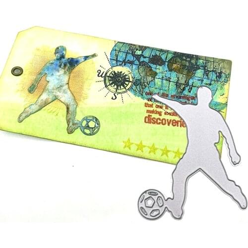 Julyarts Play Football New Cutting Dies for 2021 for DIY Scrapbook Cutting Die Paper Cards Embossed Decorative Craft Die Cut