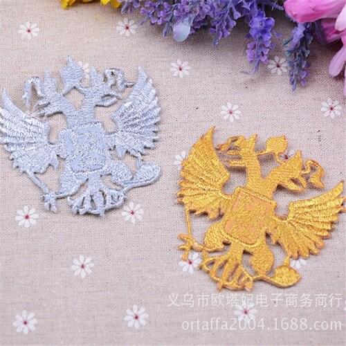 20Pcs/bag 8X 8cm Hot-fix Baroque Garments Lace Applique Flower Floral Motif Venise Venice Lace Applique DIY Accessory BD0273