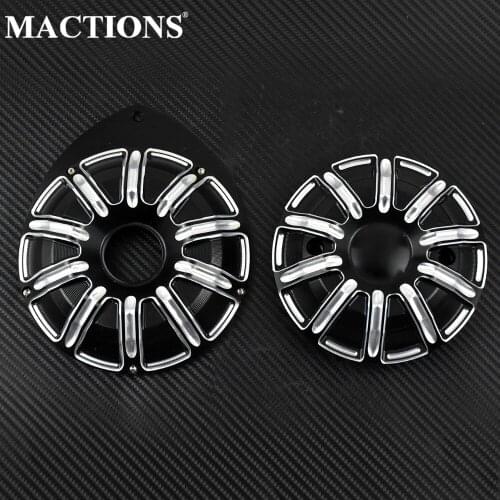 Motorcycle CNC Stator Cover+Ignition Cover 2Pcs/Set Black Aluminum For Indian Scout 2015 2016 2017 Up Models
