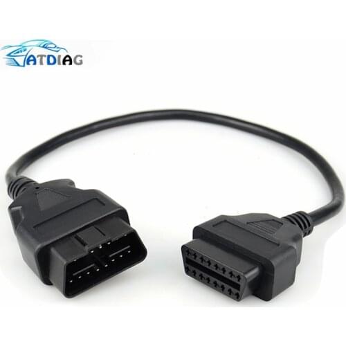 NEW 16 Pin Male To 16 Pin Female OBD2/OBDII Extension cable OBD2 Connector 16Pin male to 16pin female OBD diagnostic tool ELM327