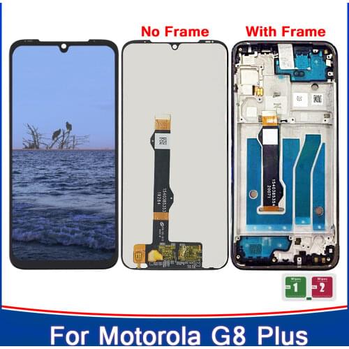 New 6.3'' For Motorola Moto G8 Plus XT2019 LCD Screen Display and Touch Screen Digitizer Assembly 100% Test +Free Tools
