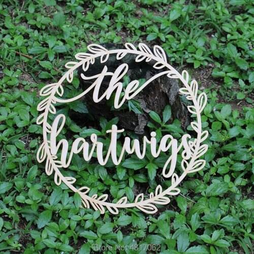 Personalized Custom Wooden Name Sign with floral leaves, Nursery Laser Cut Name Designed,wedding signs nursery wall decor,signs