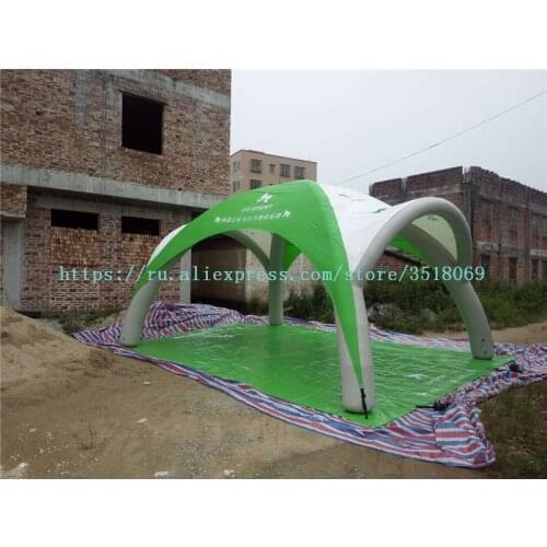 Outdoor 6/5mpvc inflatable airtight tent inflatable advertising campaign tent PVC inflatable awning for sale