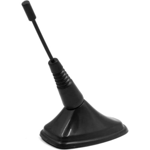 UXCELL Black 9-17cm Length Universal Self Adhesive Base Decorative Antenna Aerial for SUV Car