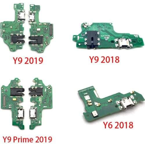 USB Charger Charging Dock Port Connector Flex Cable For Huawei Y6 Y5 Y7 Pro Y9 Prime 2017 2018 2019 P Smart