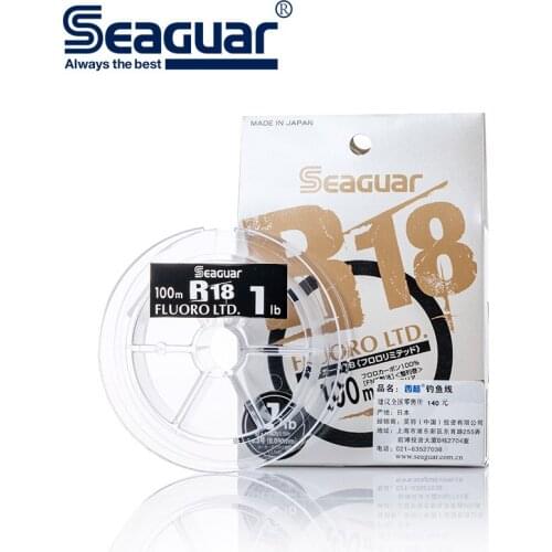 Japan imported seaguar R18 Fluoro ltd silver standard fluorocarbon wire carbon wire front wire fishing special