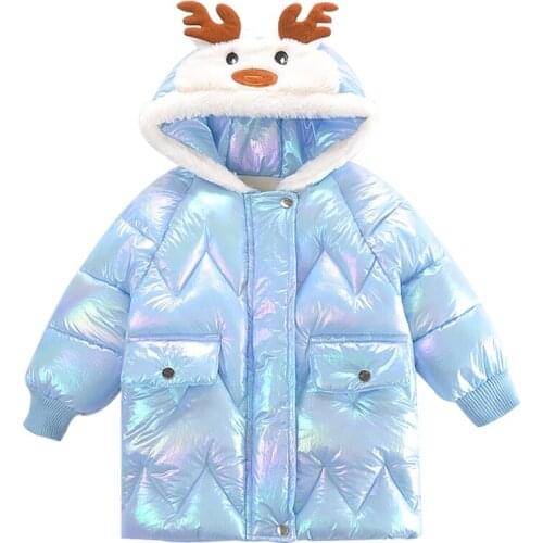 Winter Girls Cotton Padded Clothing 2020 New Fashion Down Padded Jacket Kids Winter Clothes Childrens Clothing 2 To 8 Years