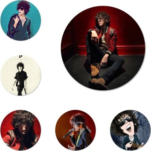 Laura Pergolizzi LP Icons Pins Badge Decoration Brooches Metal Badges For Clothes Backpack Decoration