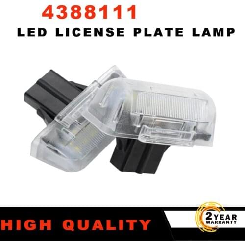 2pcs Car Number License Plate Light Lamp Fit For Ford Transit MK5 MK6 MK7 4388111