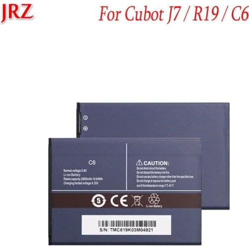 2800mAh For Cubot J7 / R19 / C6 Battery Batterij Mobile Phone High Quality Replacement Batteria Backup Batterie AUCC