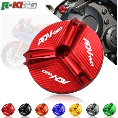 For HONDA ADV150 ADV 150 2019-2020 Motorcycle Accessories Oil Filler Cap Engine Oil Drain Plug Sump Nut Cup Cover