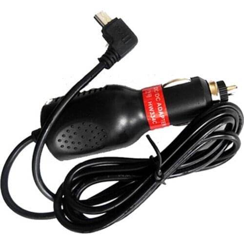 Car dvr Charger Output 5V 1.5A/2A Input DC8V-36V with 3.5 meters for Navigation GPS Car Vehicle Recorder DVR Camera