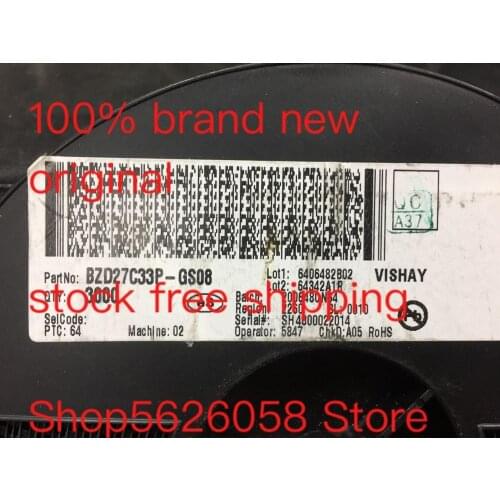 BZD27C33P-GS08 BZD27C33P SOT 100% new original freeshipping 50PCS/LOT STOCK