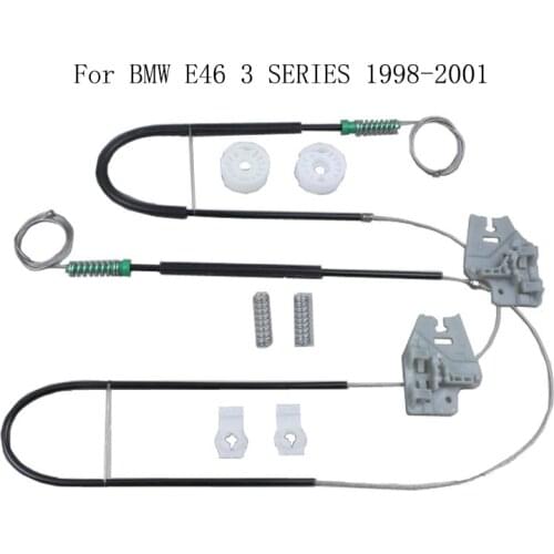 For BMW E46 3 SERIES 1998-2001 Power Electric Car Window Regulator Repair Kit Front Left or Right