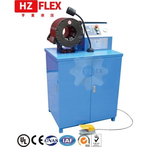 High speed crimping HZ-32B hydraulic hose crimping press is used