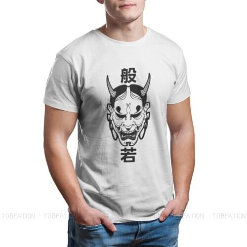 Japan Demon Tattoo Hannya Mask Classic Men Tshirt Fashion Graphic T Shirt Casual Hot Sale 100% Cotton O Neck