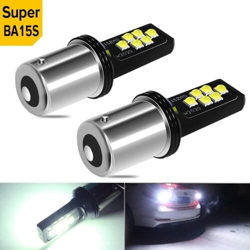 2X 1156 BA15S P21W Led Bulb Car Canbus For Ford Focus 2 3 1 Mk2 Fiesta Mondeo Fusion Transit 1157 BAY15D 7443 Led Turn Signal