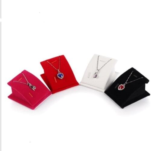 Hot Sale Velvet Pendant Necklace Drop Chain Jewelry Display Stand Holder Organizer Show Rack New Fashion High Quality