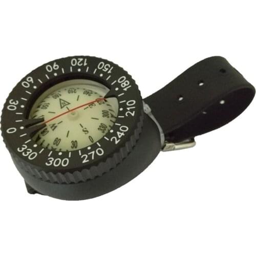 Diving Underwater Scuba North Micro Attachable Noctilucence Compass two wearing scuba equipment