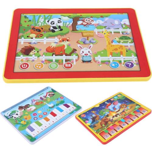 24x19cm Learning Education Toys for Children Reading Machine Tablet Story Sing Reading Touches Screen Children Kid Study Toy