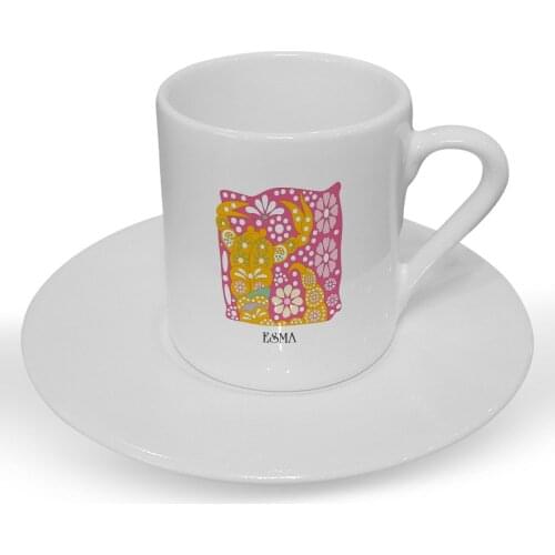 Personalized Scorpion Sign Turkish coffee Cup