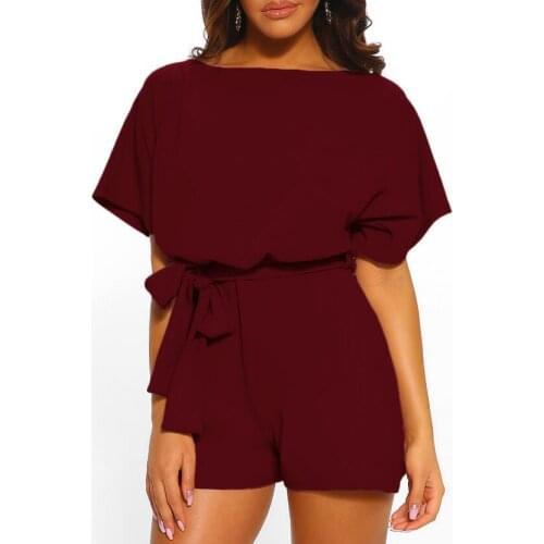 Женские однотонные комбинезоны QXSLZQ China At AliExpress