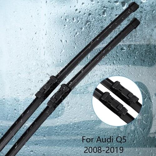 Wipers Blade For Audi Q5 2008 2009 2010 2011 2012 2013 2014 2015 2016 2017-2019 Car Accessories For Auto Rubber Windscreen Wiper