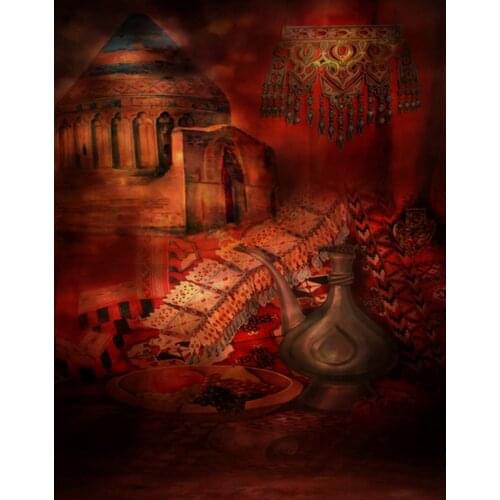 Vintage Castle Flagon Photography Backdrops Photo Props Studio Background 5x7ft