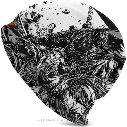 Knitted Hat THE HORSEMAN Fashion Beanie Caps For Men Women Oni Japan Samurai Demon Skullies Beanies Ski Caps Cotton Bonnet Hats