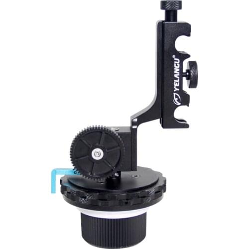YELANGU YLG0103D F4 Limit Follow Focus with Adjustable Gear Ring Belt for Canon / Nikon / Video Cameras / DSLR Cameras