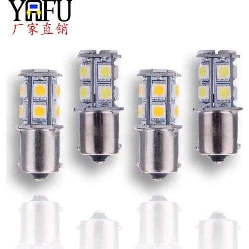 Factory pin S25 ba15s 1156 5050 13smd automobile led turn signal 12v-24v brake light