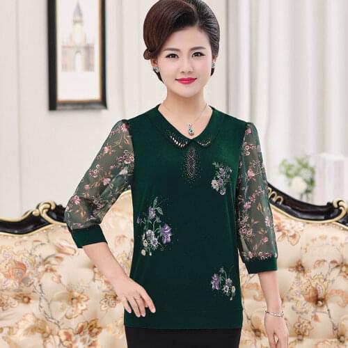 Floral Half Sleeve T Shirt For Women 2021 Summer New Large Size 5XL Womens Printed Tops Clothes Bottom Shirt Pullover