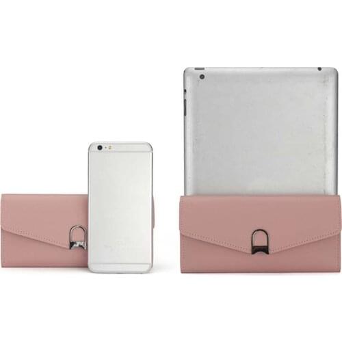 Women PU Leather Purse Clutch Wallet Long Card Holder Phone Handbag Best Sale-WT