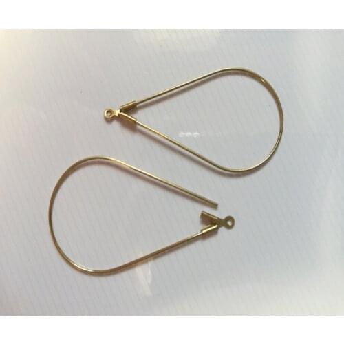 1pair Fashion Jewellery Women Water drop Earring hooks for Earrings Components diy Jewelry Accessories Making Earring findings