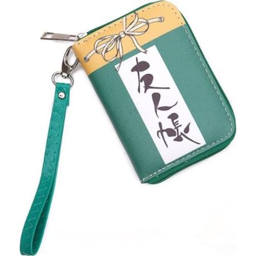 1 Pcs Anime Date A Live Natsume Yuujinchou Zipper Wallets Purse Short Wallet Student Coin Bags Card Holder Cosplay Figure Toys