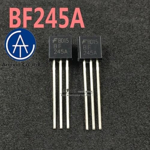10pcs 100% orginal and new transistor BF245A BF245 F245A TO-92 in-line field effect tube new spot real stock