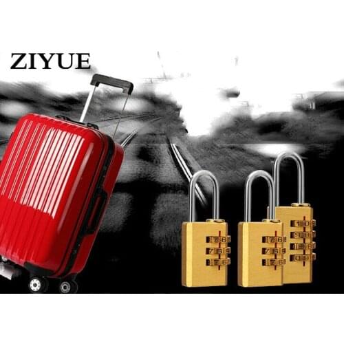 2019 Padlock Cadeado Free Shipping The New Four Digit Copper Anti Prizing Travel Adjustable Bags Lock Multi Door For Bicycle