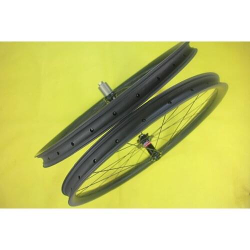 650B MTB AM ENDURO carbon fiber boost wheelset 40mm hookless tubeless clincher front 15*110mm rear 12*148 27.5er mountain wheels