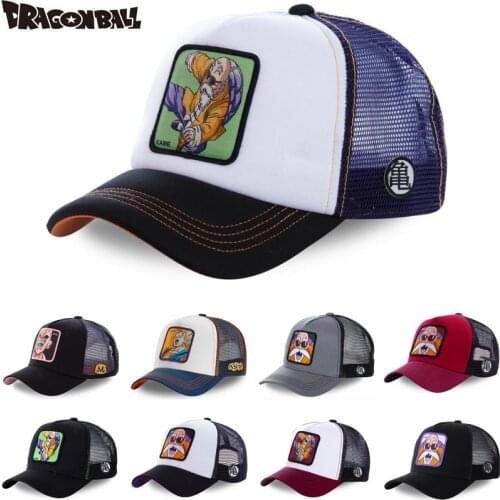 New Brand DRAGON BALL Animation All Styles Snapback Cotton Baseball Cap Men Women Hip Hop Dad Mesh Hat Trucker Hat Dropshipping